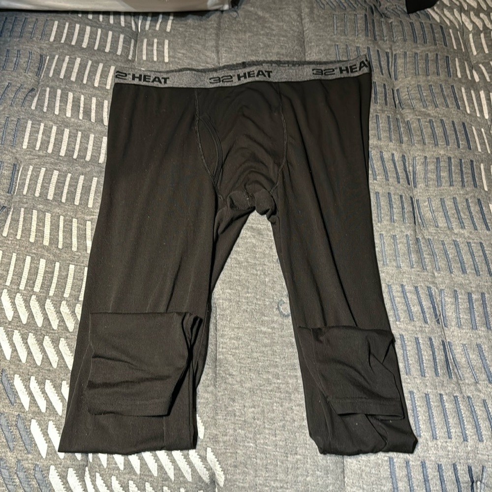 32. Heat thermal pants size large runs tight.